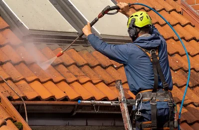 Démoussage et hydrofuge de toiture à Escots